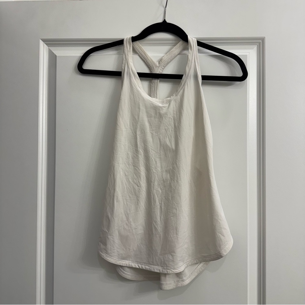 Lululemon White Tank Top